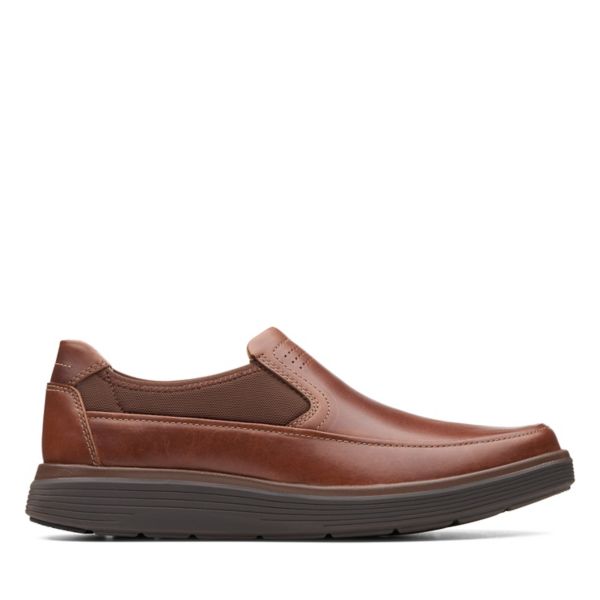 Clarks Mens Un Abode Go Loafers Dark Brown | USA-4023516